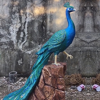 Full Body Peacock  Sculpture